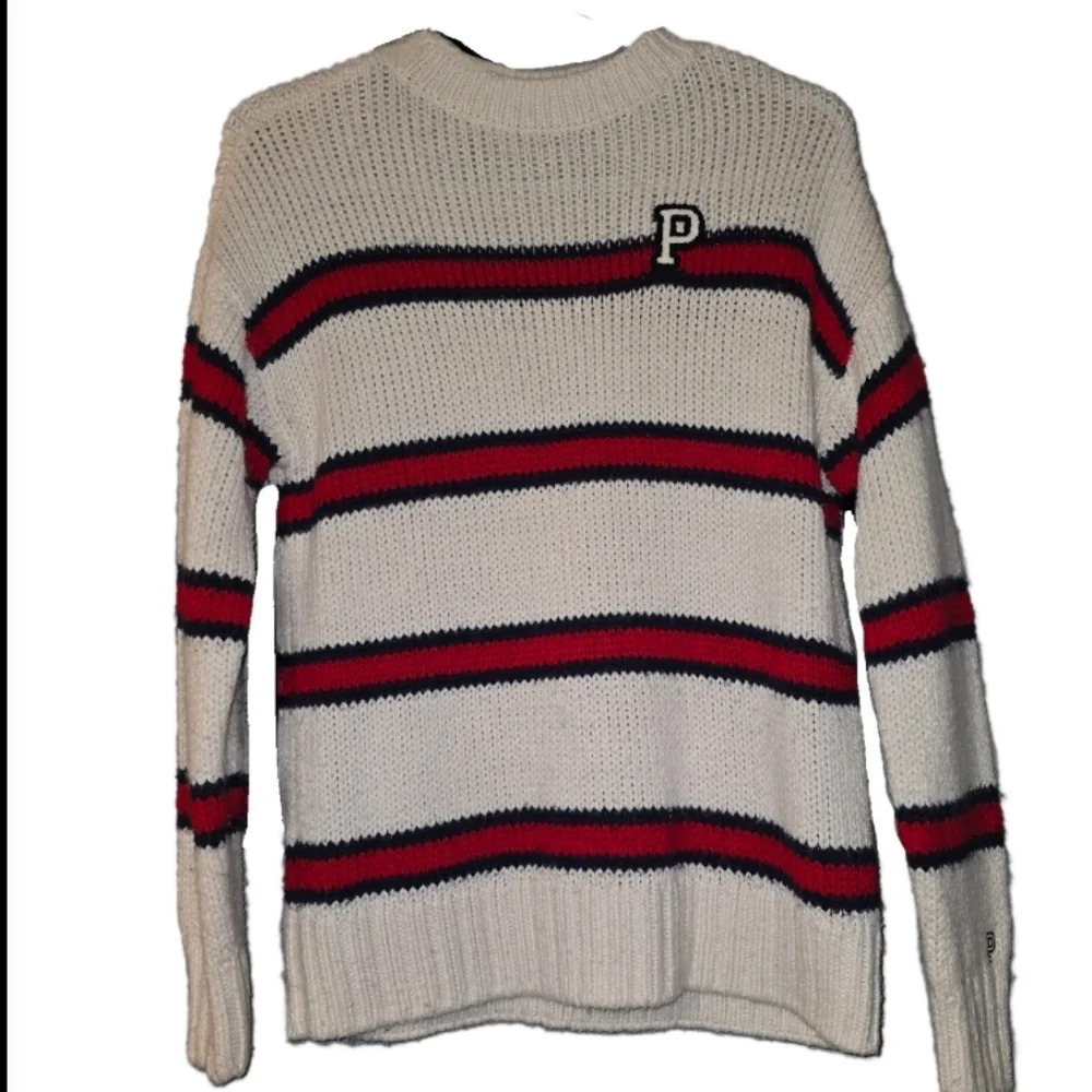 Victoria's Secret PINK Oversized Boyfriend Knit Pullover Sweater
